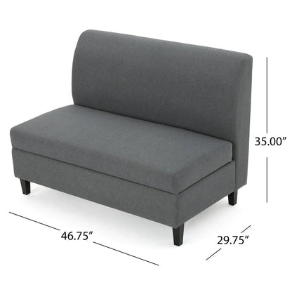 Tovah Fabric Storage Loveseat by Christopher Knight Home
