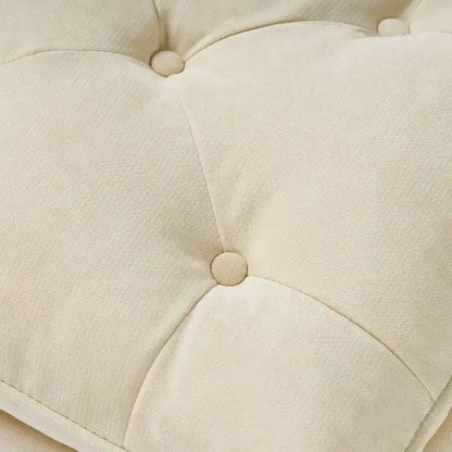 Jeremy Modern Tufted Fabric Pillow Top Ottoman by Christopher Knight Home