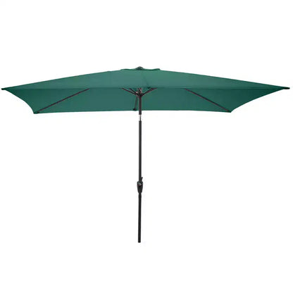Ensemble de salle à manger d'extérieur 8 pièces Alaterre Furniture, table Weston avec parasol rectangulaire de 3 m