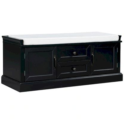 TREXM Storage Bench with Drawers and Cabinets