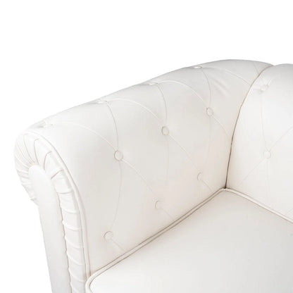 Emery Chesterfield Loveseat, Luxurious Comfort for Cozy Living Rooms, Mid-Century Modern couch, Elegance & Serenity