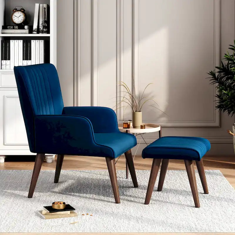 Corvus Latvia Modern Accent Lounge Chair Set