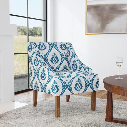 Porch & Den Holman Upholstered Swoop Arm Chair