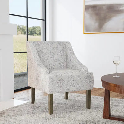 Porch & Den Holman Upholstered Swoop Arm Chair