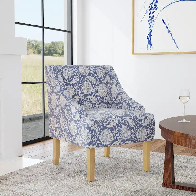 Porch & Den Holman Upholstered Swoop Arm Chair