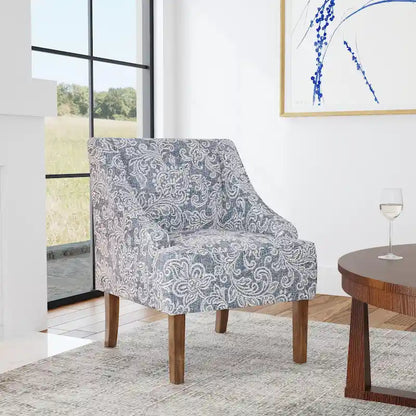 Porch & Den Holman Upholstered Swoop Arm Chair