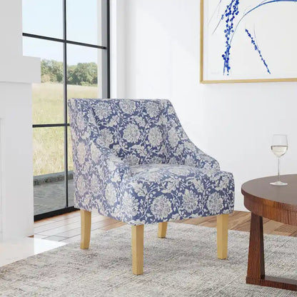 Porch & Den Holman Upholstered Swoop Arm Chair