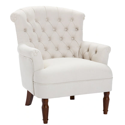 Corvus Sidmouth Tufted Fabric Oversized Club Chair