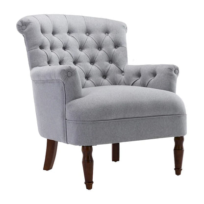 Corvus Sidmouth Tufted Fabric Oversized Club Chair