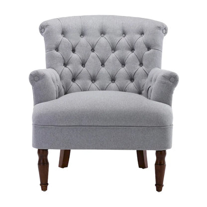 Corvus Sidmouth Tufted Fabric Oversized Club Chair