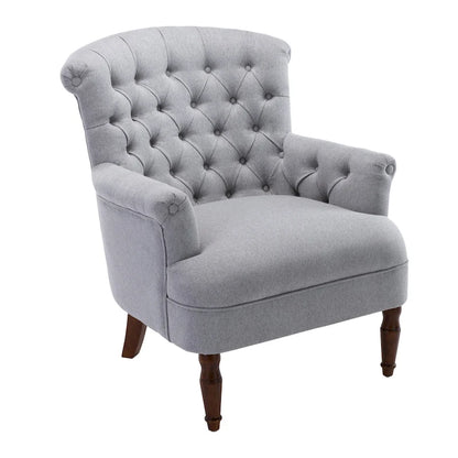 Corvus Sidmouth Tufted Fabric Oversized Club Chair