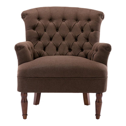 Corvus Sidmouth Tufted Fabric Oversized Club Chair