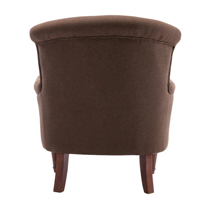 Corvus Sidmouth Tufted Fabric Oversized Club Chair