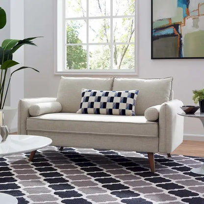 Carson Carrington Hedeby Upholstered Fabric Loveseat