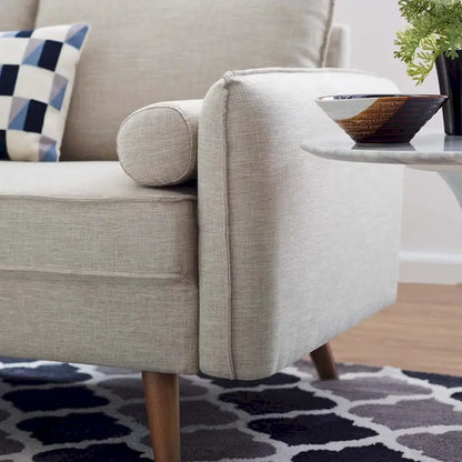 Carson Carrington Hedeby Upholstered Fabric Loveseat