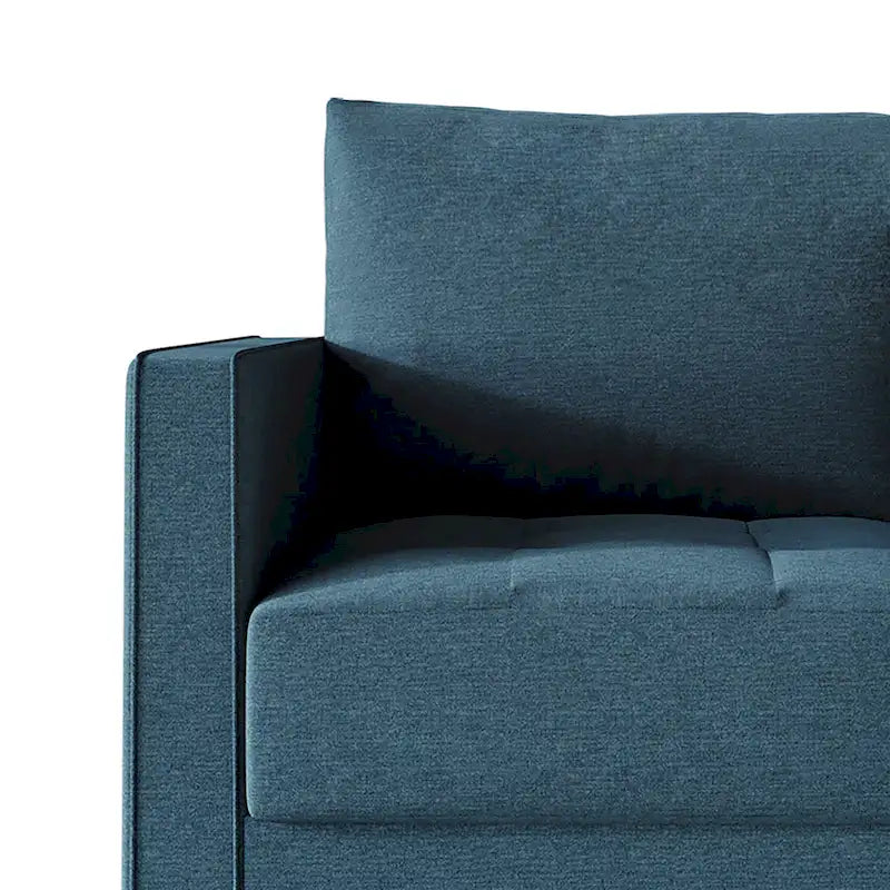 CraftPorch Contemporary Minimalist Linen Upholstered Loveseat