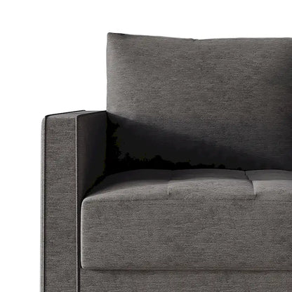 CraftPorch Contemporary Minimalist Linen Upholstered Loveseat