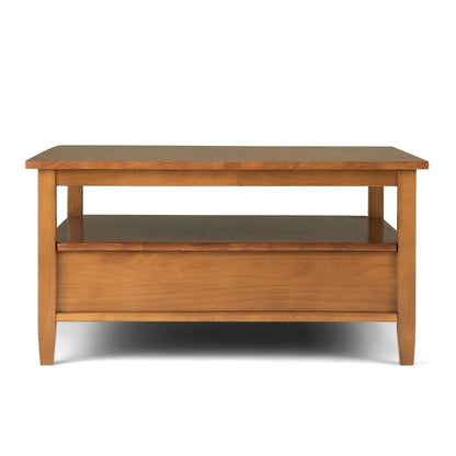 WYNDENHALL Norfolk SOLID WOOD 36 inch Wide Square Transitional Coffee Table - 36 x 36 x 18.5 - 36 x 36 x 18.5