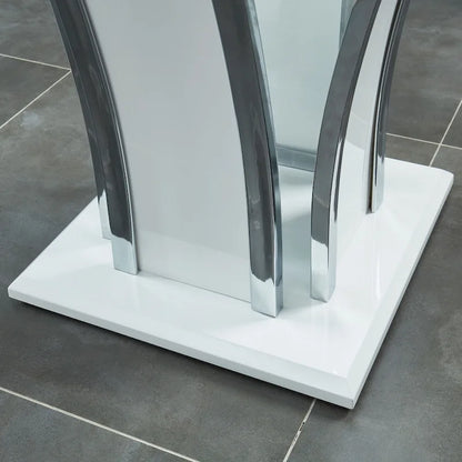 del Rio Modern Glass Top 2-Piece Accent Table Set by Furniture of America