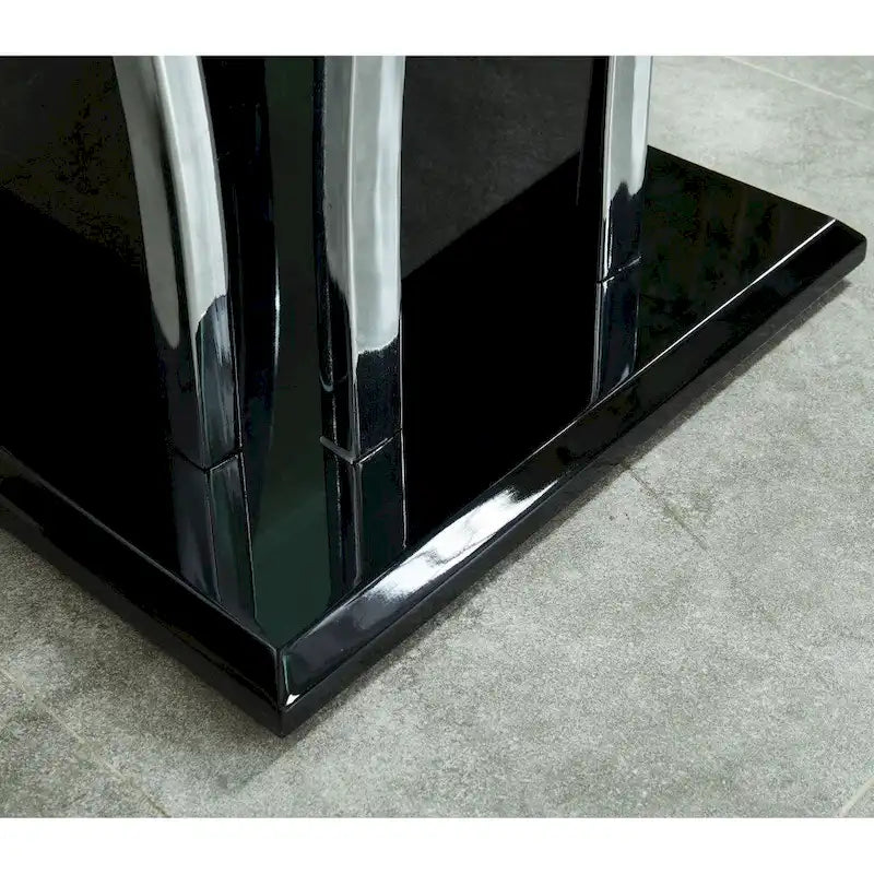 del Rio Modern Glass Top 2-Piece Accent Table Set by Furniture of America