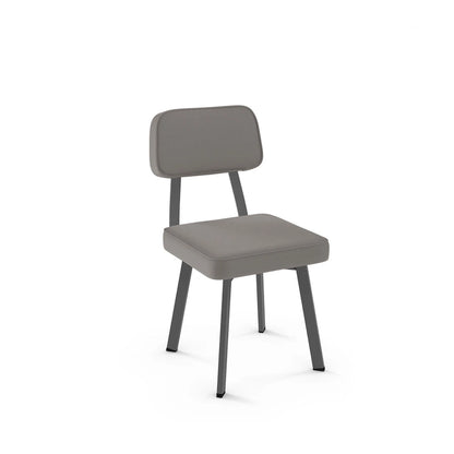 Amisco Clarkson Upholstered Dining Chair with Metal Legs