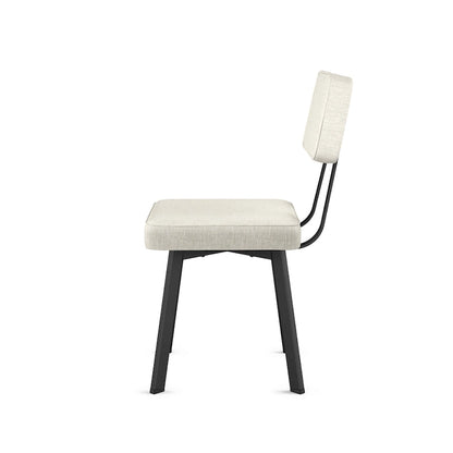 Amisco Clarkson Upholstered Dining Chair with Metal Legs