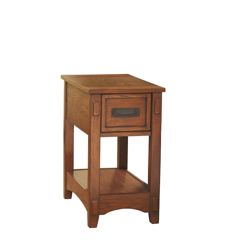 Signature Design by Ashley Breegin Brown Finish Wood Chairside End Table - 13 W x 22.13 D x 23.13 H