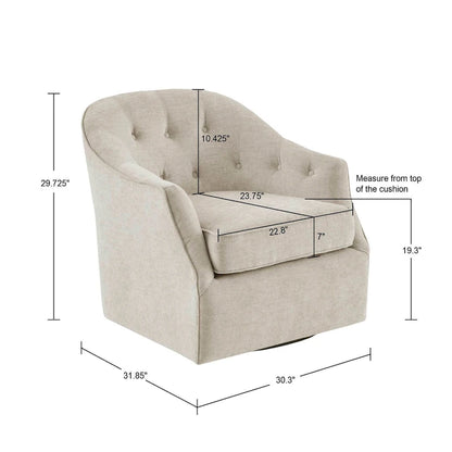 Madison Park Gayla 360 Degree Swivel Chair