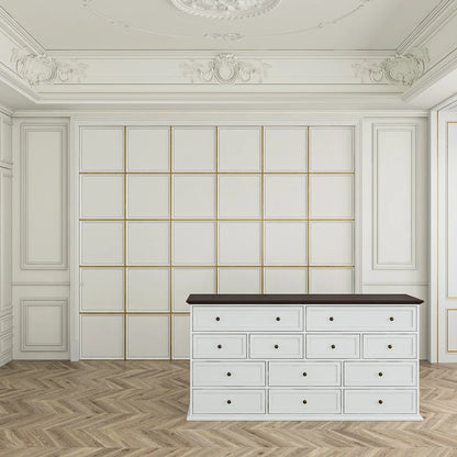 Contemporary Multi-Drawer Dresser for Stylish Storage Chest Console