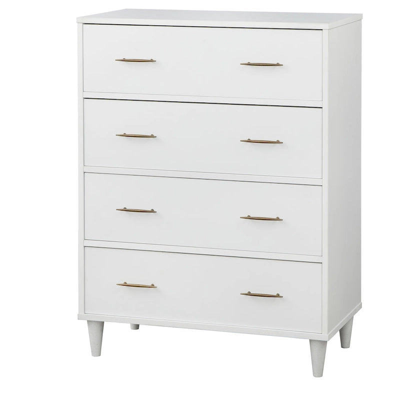 Lifestorey Ana 4-Drawer Mid-Century Modern Chest