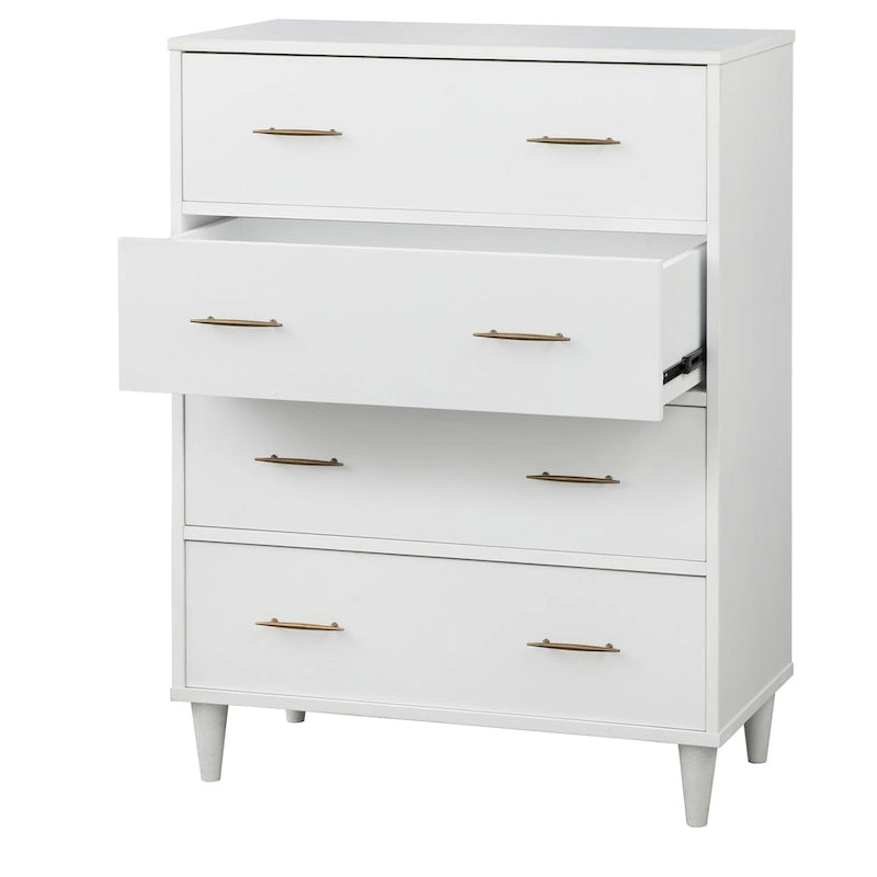 Lifestorey Ana 4-Drawer Mid-Century Modern Chest