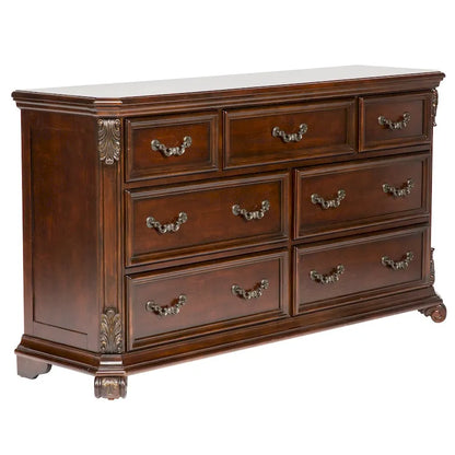 Messina Estates Cognac Dresser & Mirror
