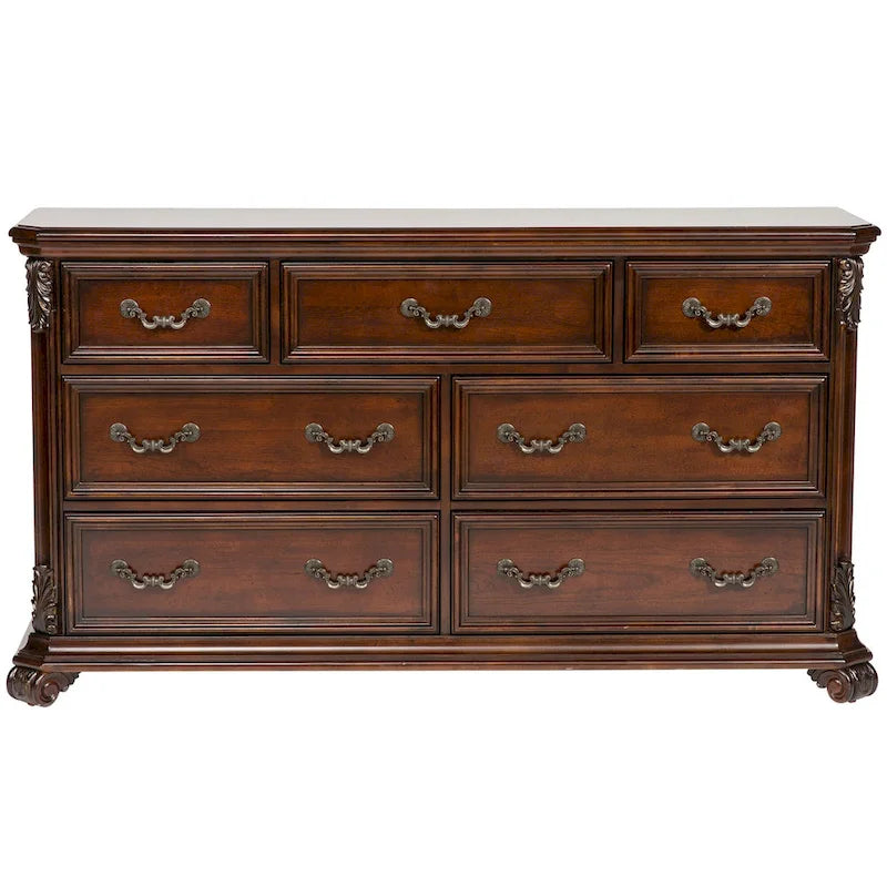 Messina Estates Cognac Dresser & Mirror