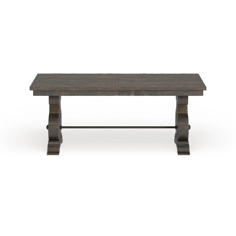 The Gray Barn Kornfeld Aged Wood Rectangular Dining Table