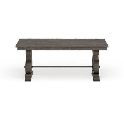 The Gray Barn Kornfeld Aged Wood Rectangular Dining Table