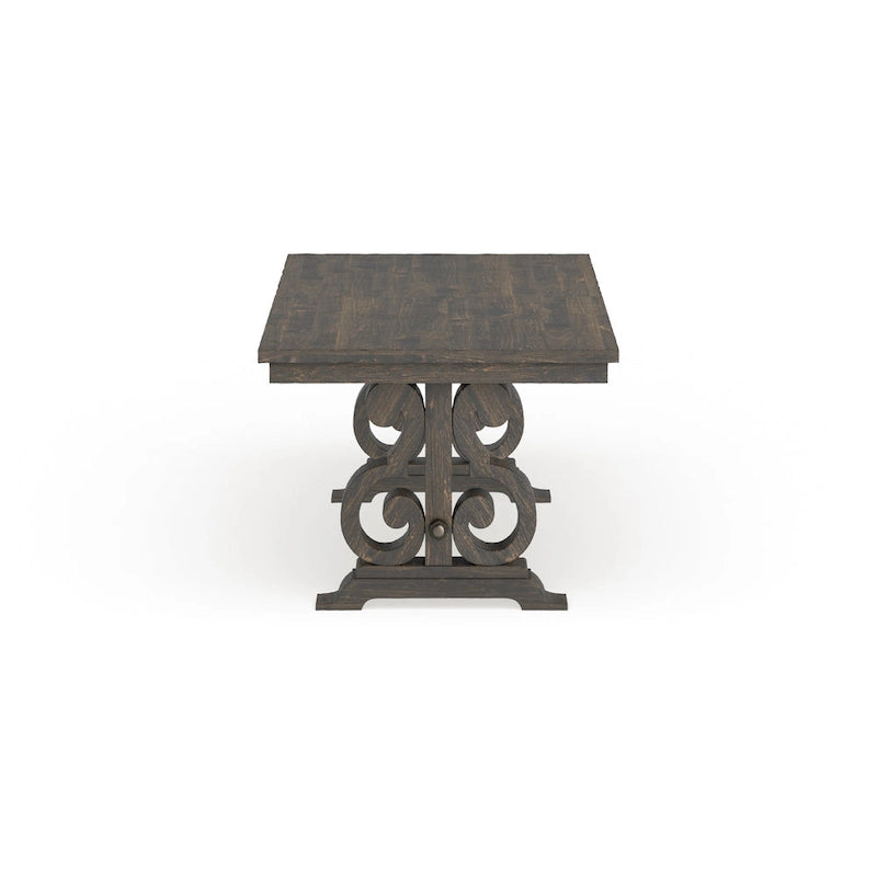 The Gray Barn Kornfeld Aged Wood Rectangular Dining Table