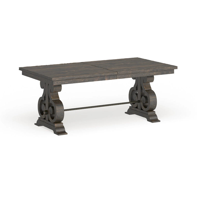 The Gray Barn Kornfeld Aged Wood Rectangular Dining Table