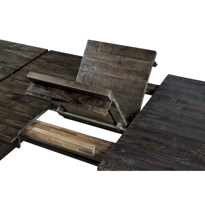 The Gray Barn Kornfeld Aged Wood Rectangular Dining Table