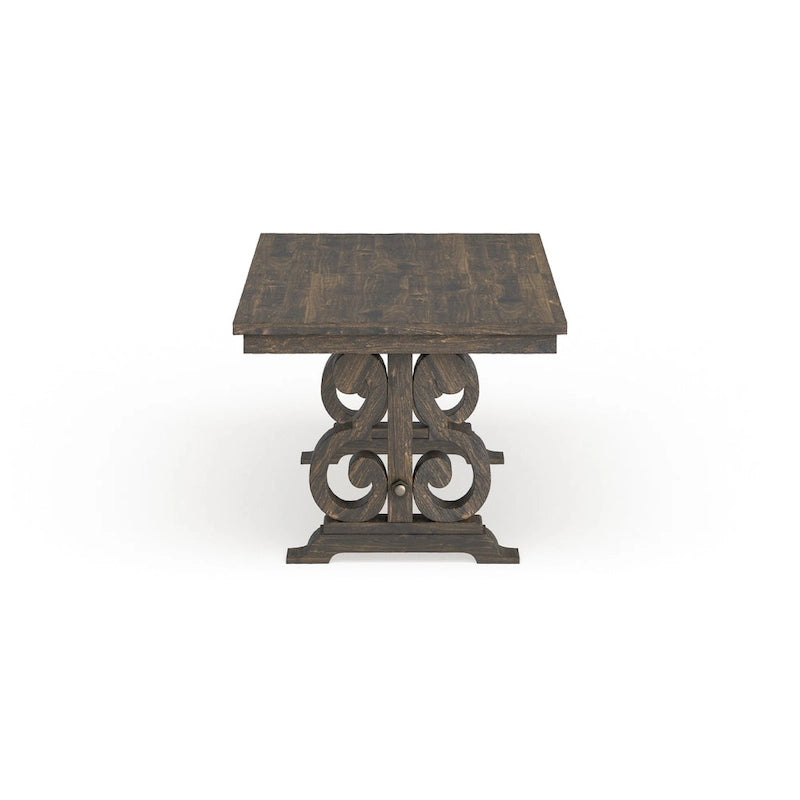 The Gray Barn Kornfeld Aged Wood Rectangular Dining Table