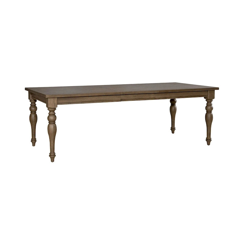 Dusty Taupe Rectangular Leg Table