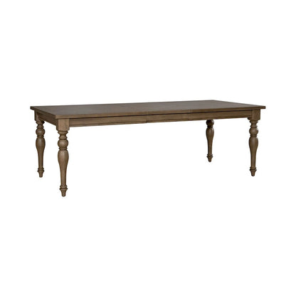 Dusty Taupe Rectangular Leg Table