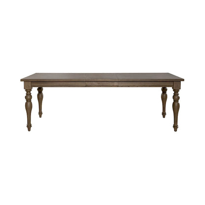 Dusty Taupe Rectangular Leg Table