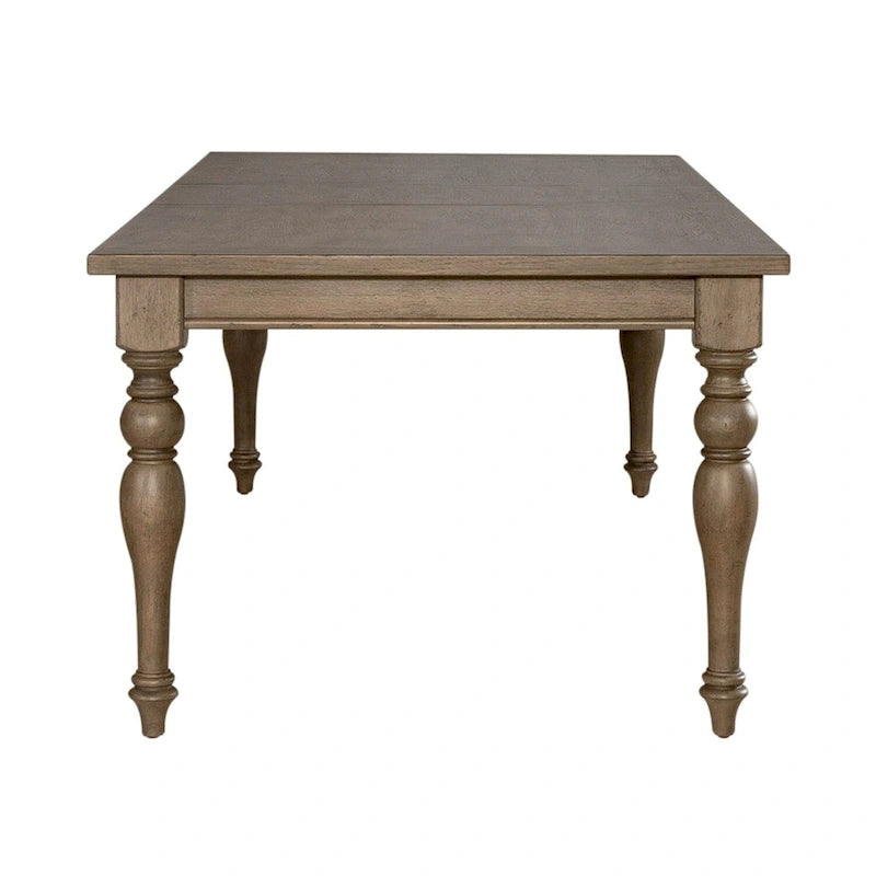 Dusty Taupe Rectangular Leg Table