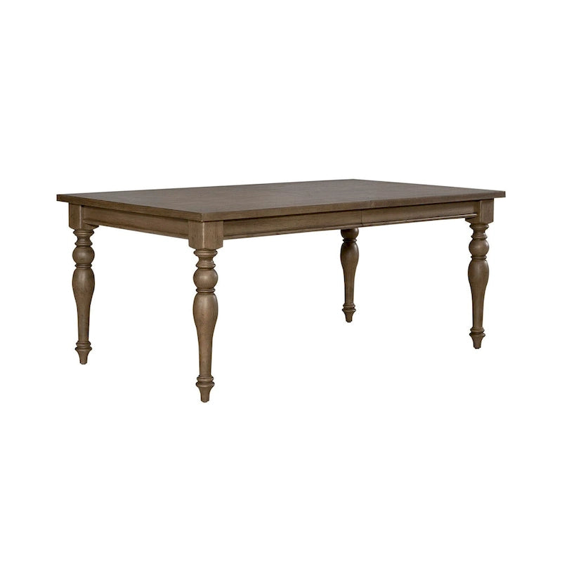 Dusty Taupe Rectangular Leg Table