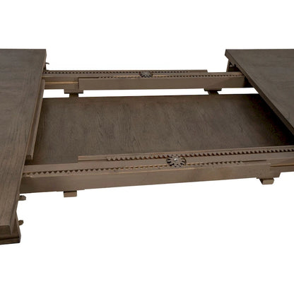 Dusty Taupe Rectangular Leg Table