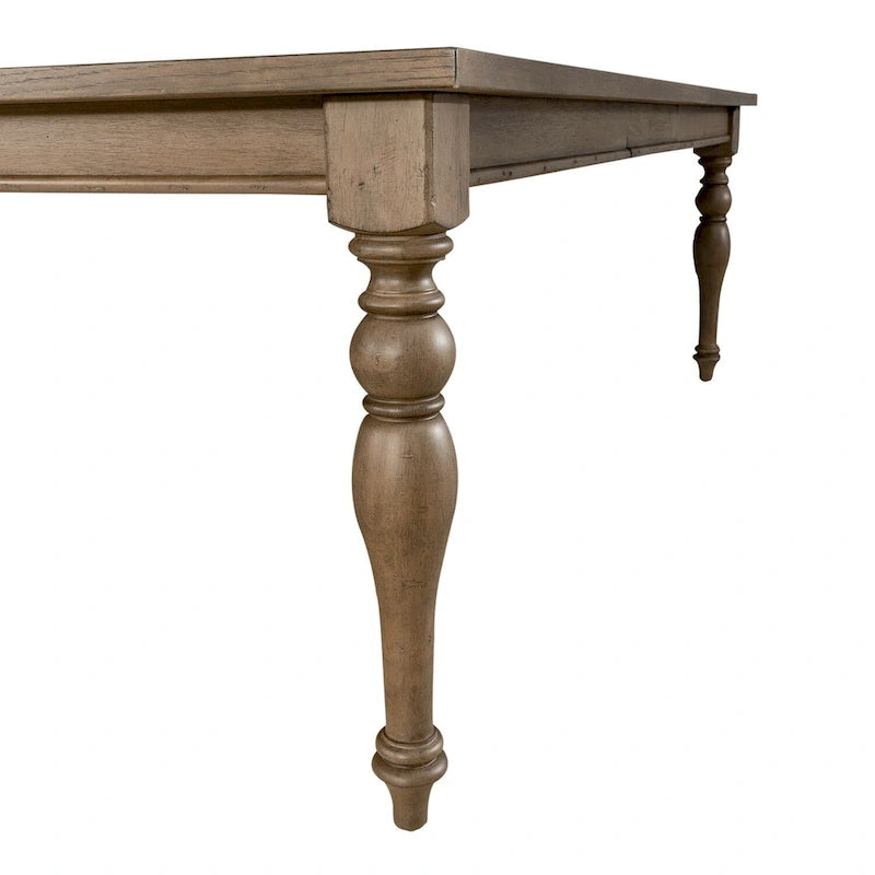 Dusty Taupe Rectangular Leg Table