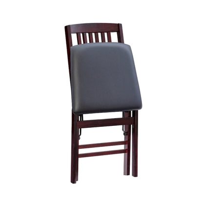 Porch & Den Lowell Espresso Folding Chair (Set of 2)