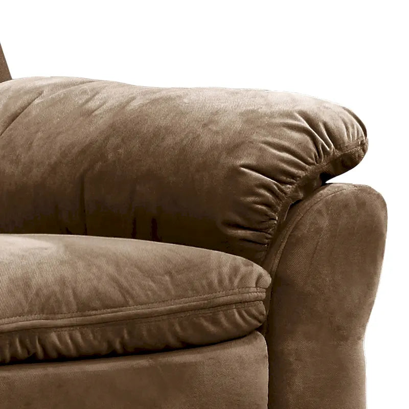Copper Grove Roseway Brown Fabric Transitional Massage Power Recliner