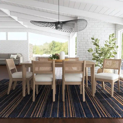 Brentwood 7-Piece Brown Wood Rectangle Dining Set by Homestyles