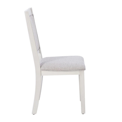 McKee 7-piece White Farmhouse Dining Set